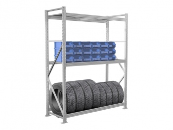 Стеллаж металлический MS PRO 300/150х80/5